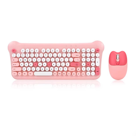 Cute Wireless Keyboard and Mouse Set