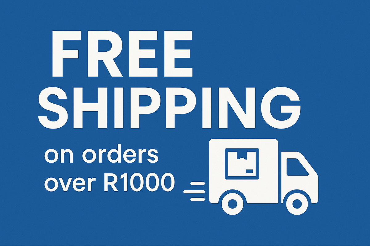 Free Shipping for purchases over R1000