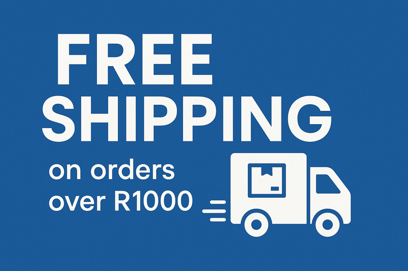 Free Shipping for purchases over R1000